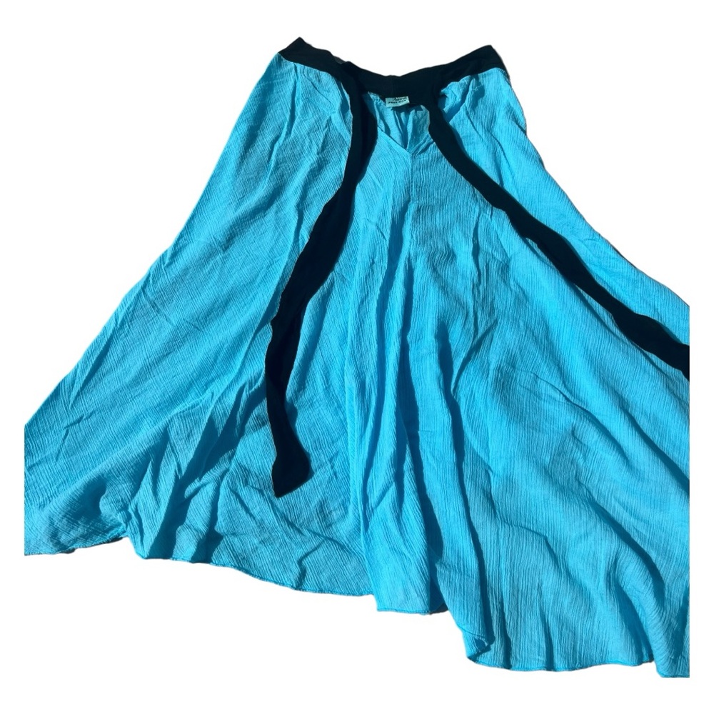 Blue maxi skirt